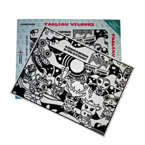 Tableau velours à colorier
